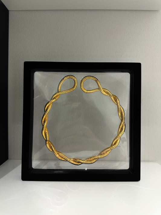 18k Gold Plated Bendable Necklace